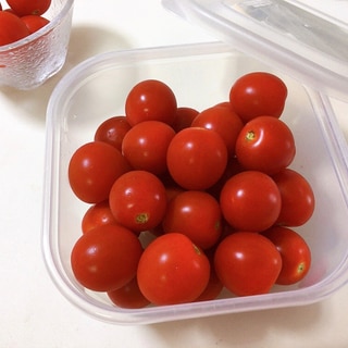 長持ち☆ミニトマトの保存方法☆